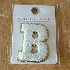Beta—White and Gold Adhesive Patch